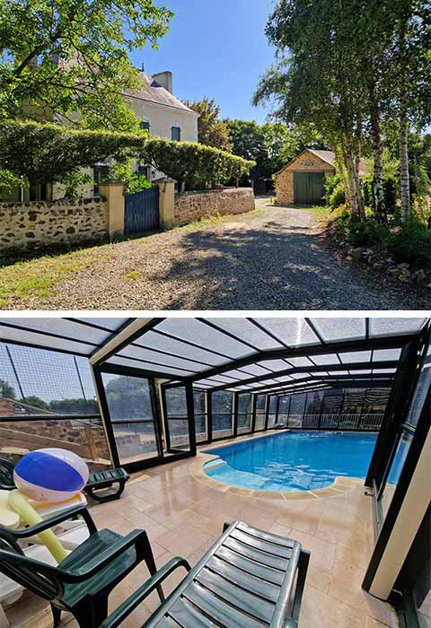 Grand gîte de 15 personnes en Mayenne